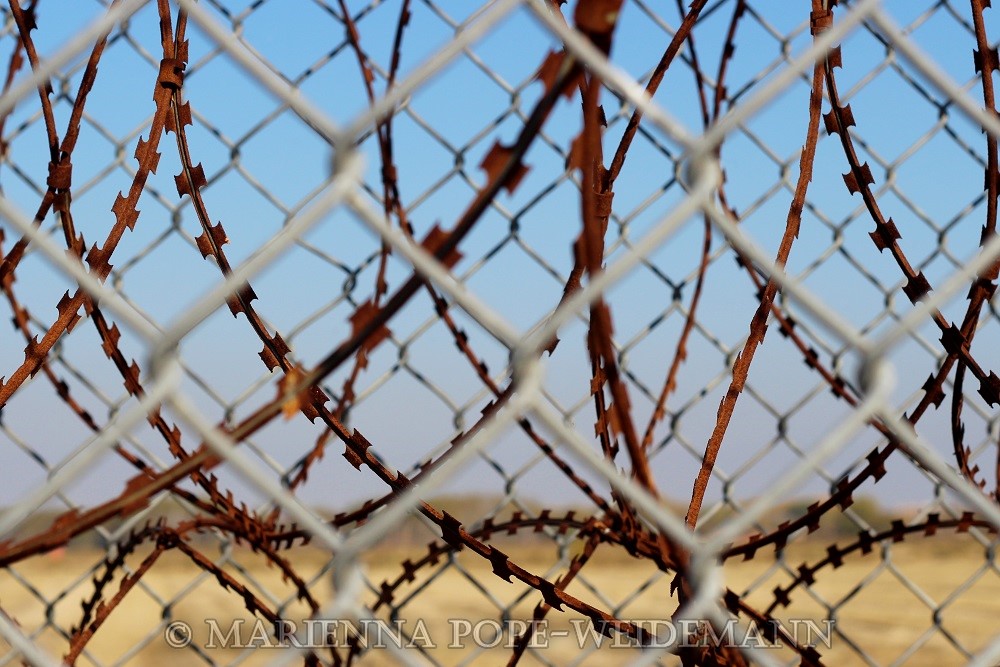 Evros fence closeup blog